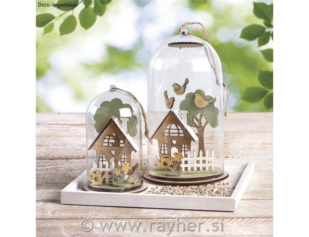 Lesena maketa Vrtna hišica, 29-delna