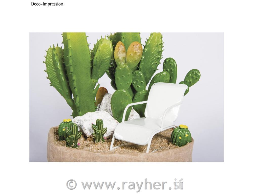 Ležalnik, bel, 6x3.3x4.5cm