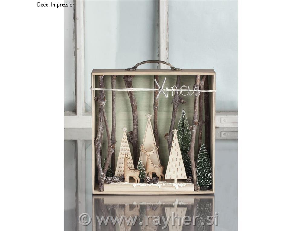 Leseni okraski, Zimski motivi, set 5