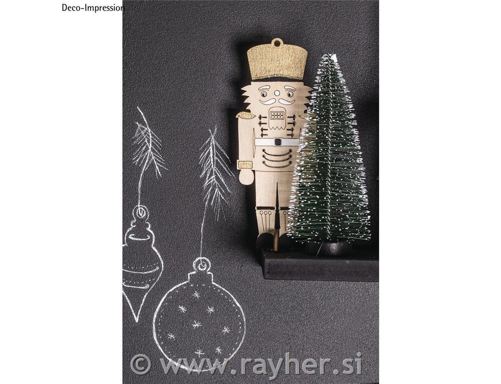 Lesena figura Hrestač 3x8 cm, 4 kosi