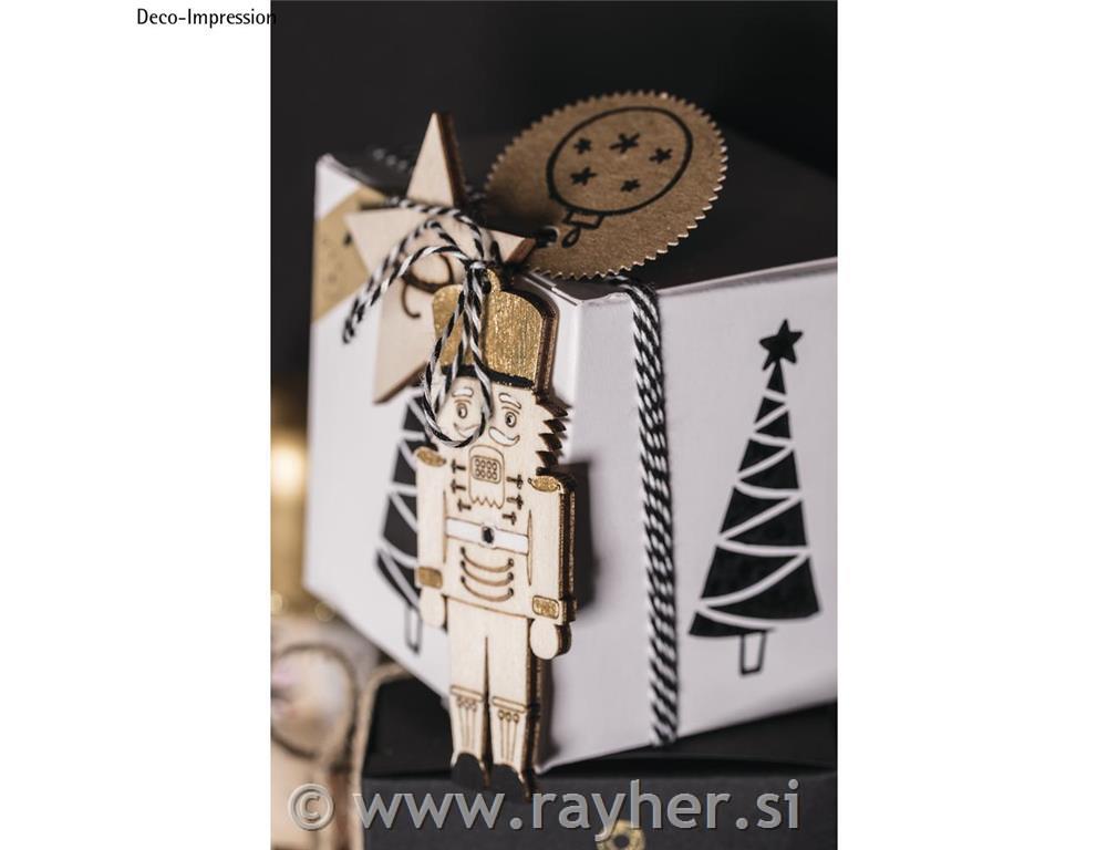 Lesena figura Hrestač 3x8 cm, 4 kosi