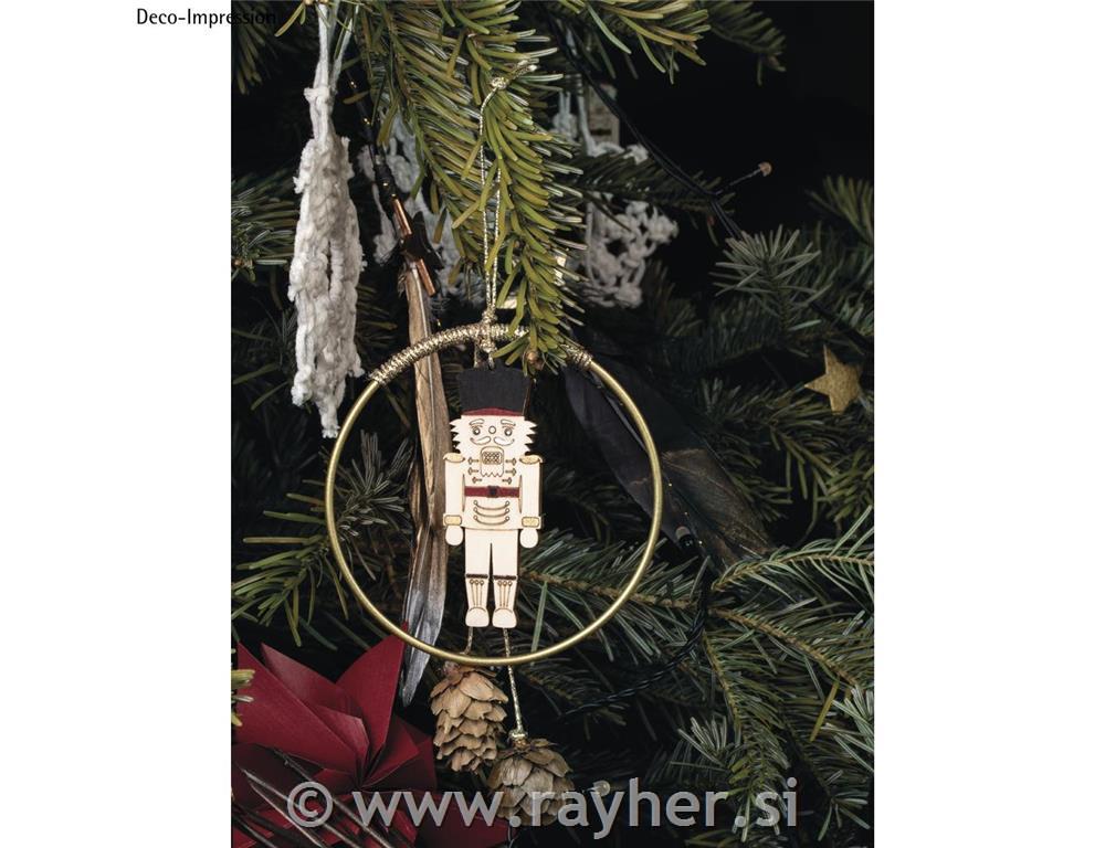 Lesena figura Hrestač 3x8 cm, 4 kosi