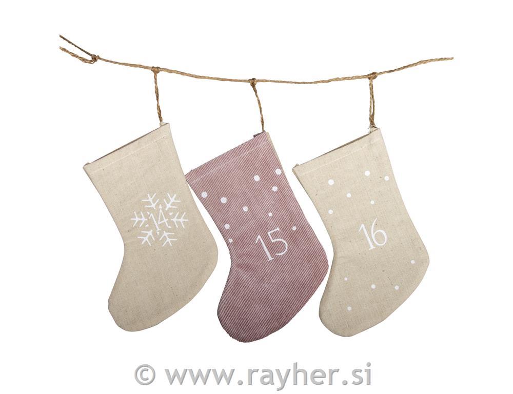 Adventni koledar Božične nogavice