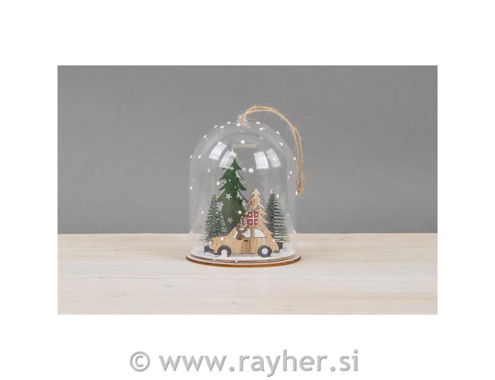 Prosojna kupola s podstavkom, fi:9cm, 11cm