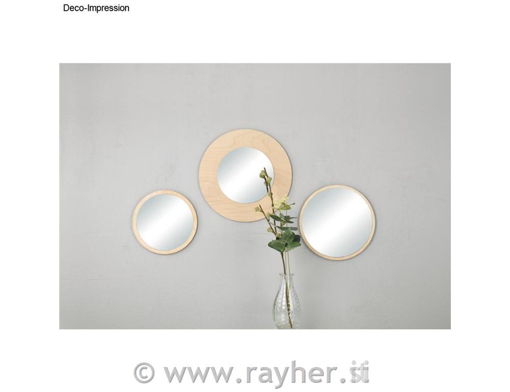 Ogledala 1x20cm + 2x15cm set 3