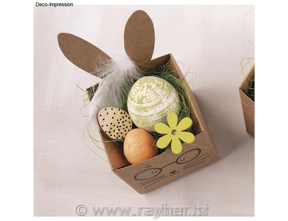 Leseni ptički in cvetje 2,3-3,3cm 15 kosov