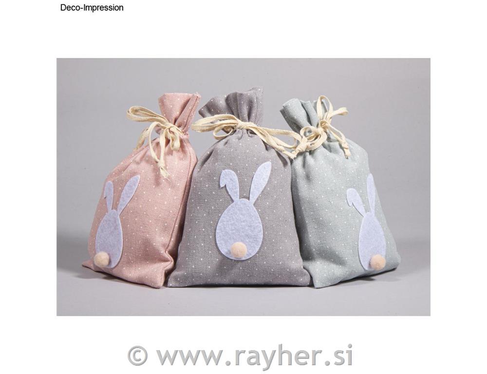 Ustvarjalni set; Vrečke z zajčki, set 3
