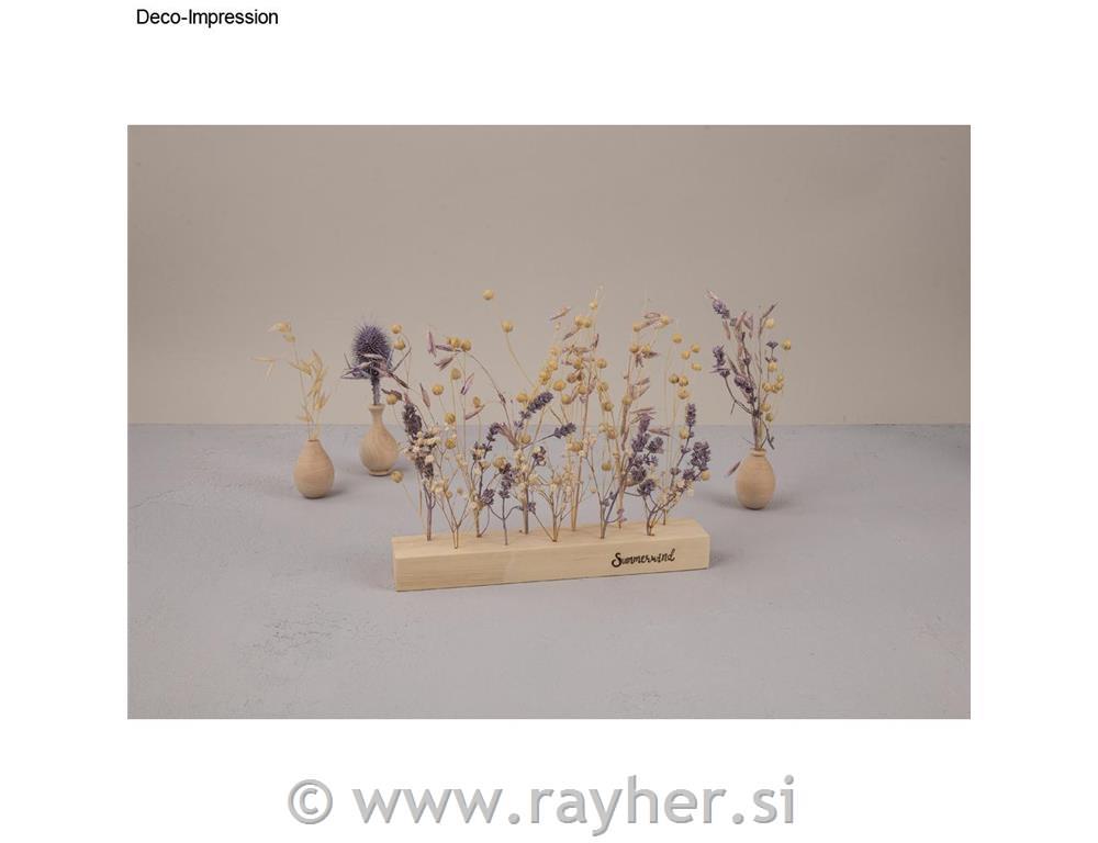 Lesene mini vaze, 4,8-6,4cm, set 3