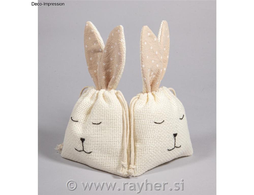 Vrečki zajček, 12x21cm, set 2