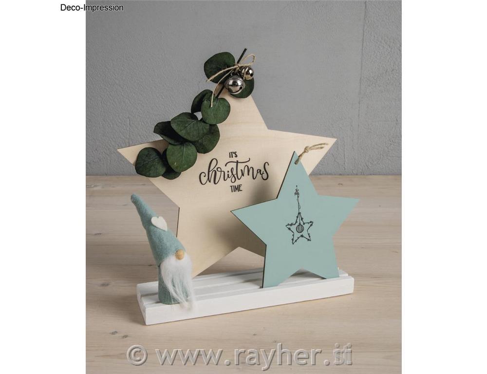 Obešanka zvezda 12+15+20 cm set 3