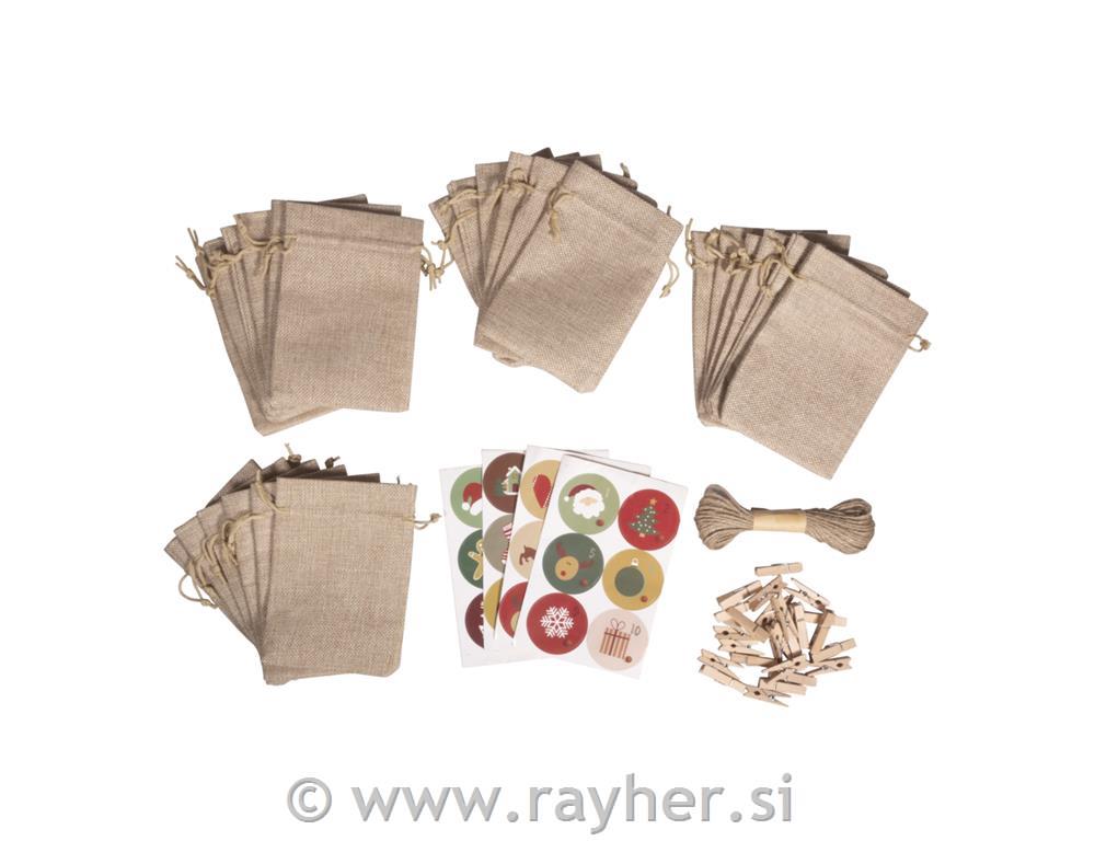 Ustvarjalni set Adventni koledar