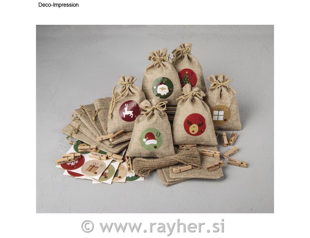 Ustvarjalni set Adventni koledar