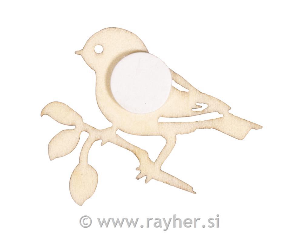 Leseni okraski Na travniku, 2,6-4,3cm 14 kosov