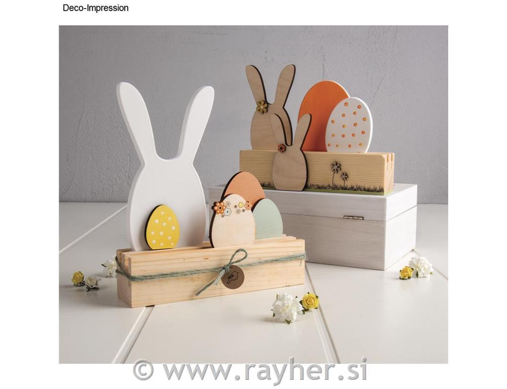 Leseno jajce 4,5-7,5 cm 5 kos