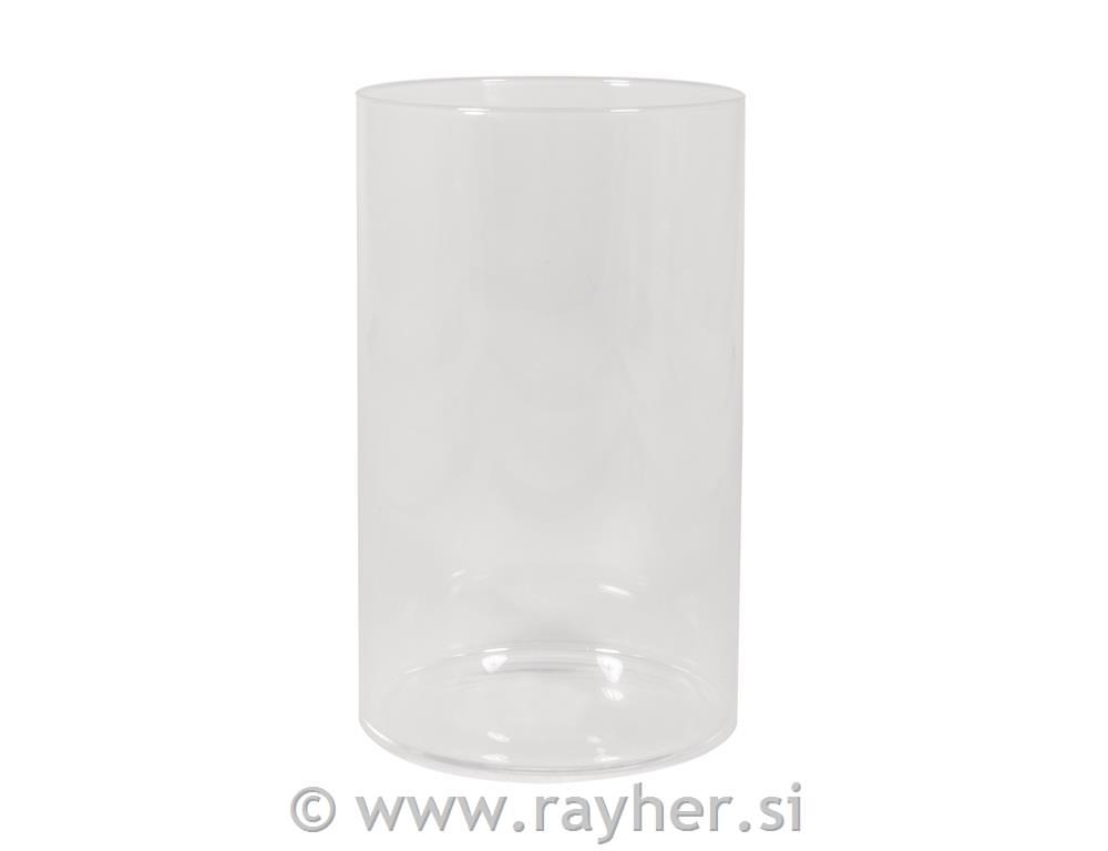 Steklena vaza 11cm o, 18cm