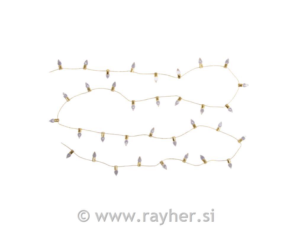 Mini lučke dekor, 35 lučk, 1m