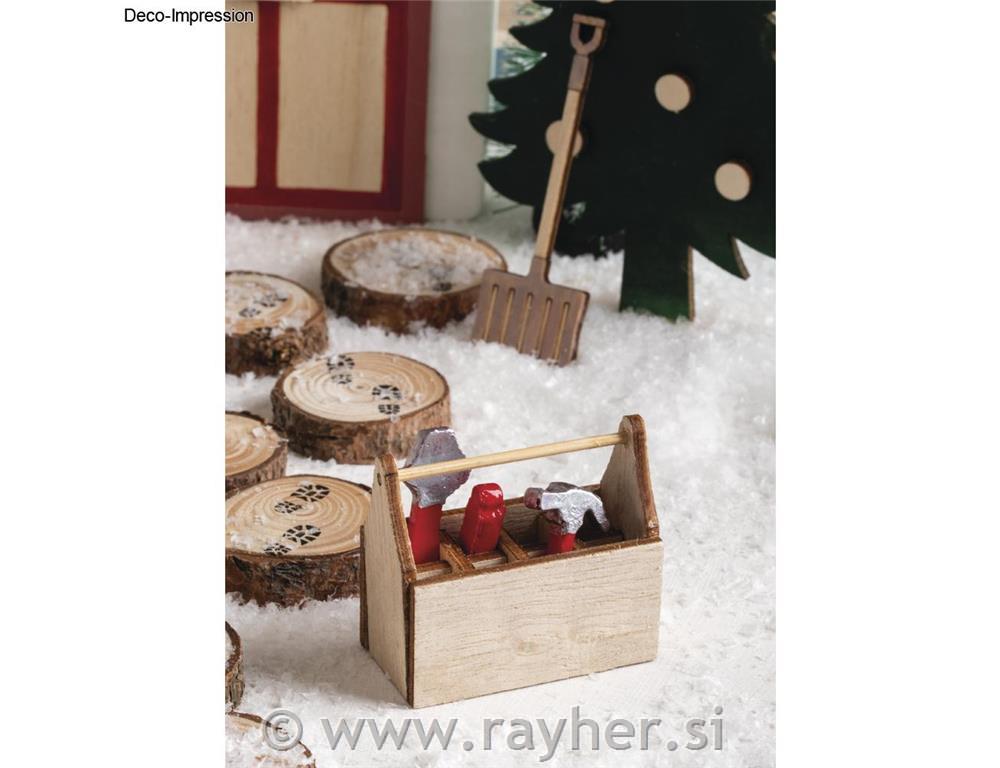 Mini škatla za orodje z orodjem