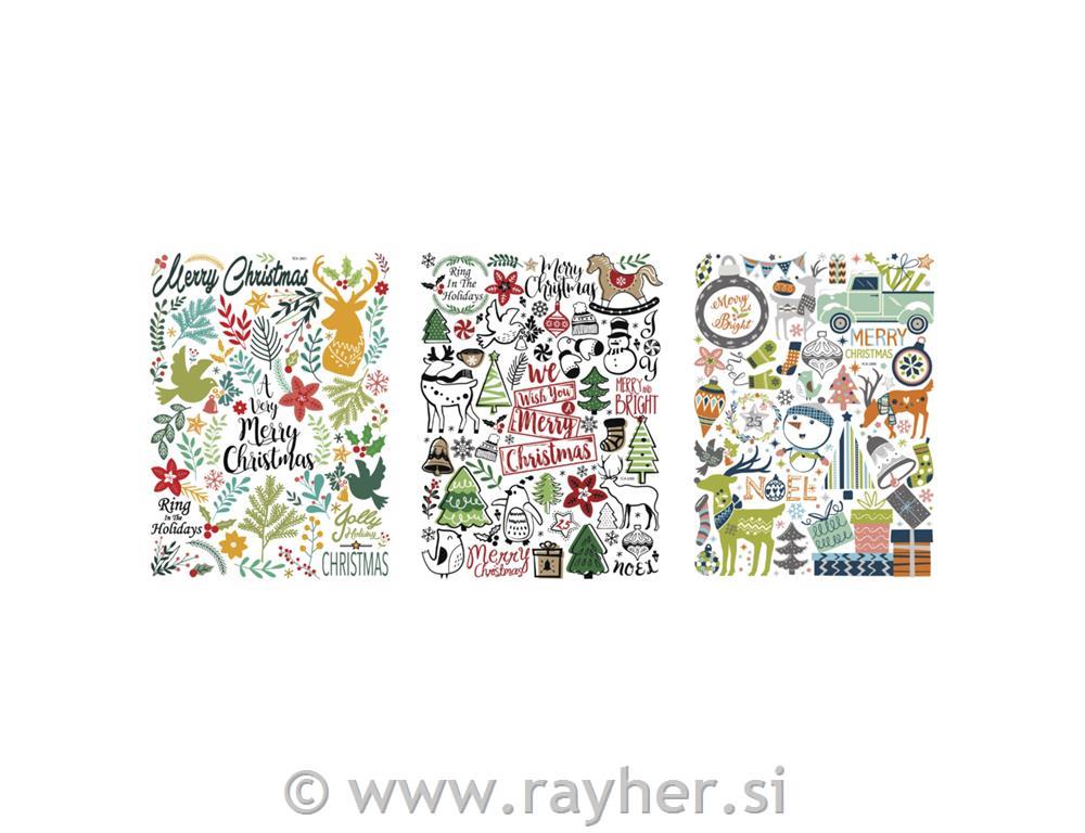 Transfer folija X-Mas, 3 pole