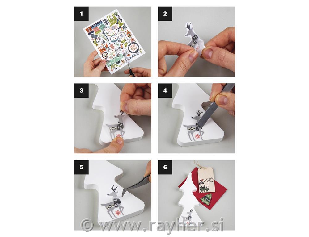 Transfer folija X-Mas, 3 pole