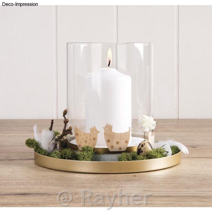 Leseni okraski kokoške in petelini, 5-8 cm, deb.1 mm, 8 kosov