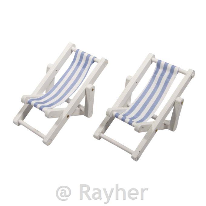 Mini ležalnika, 9x5,5 cm, set 2