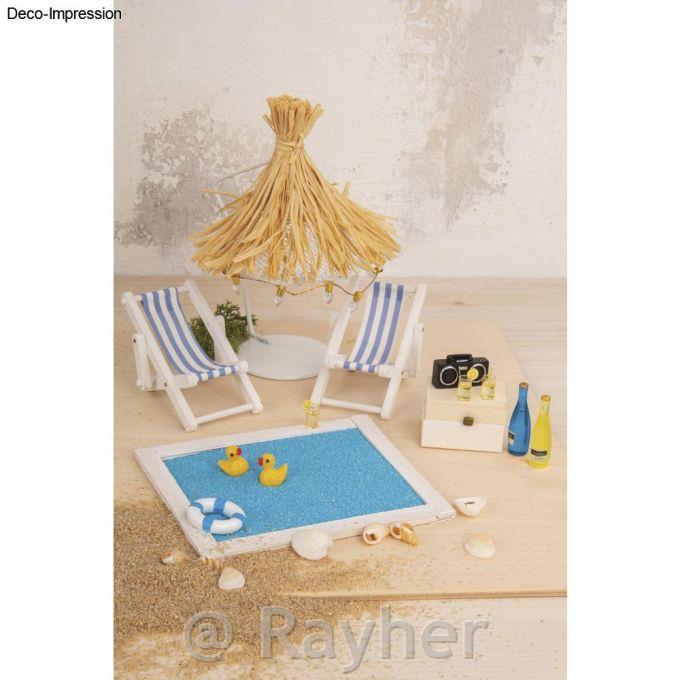 Mini ležalnika, 9x5,5 cm, set 2