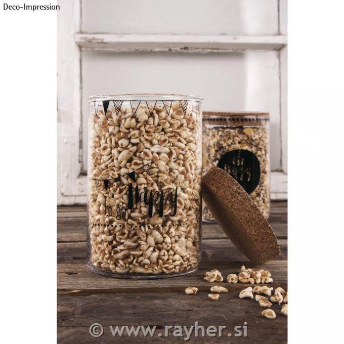 Nalepke peel-off "Happy", 10x16cm, 2 lista