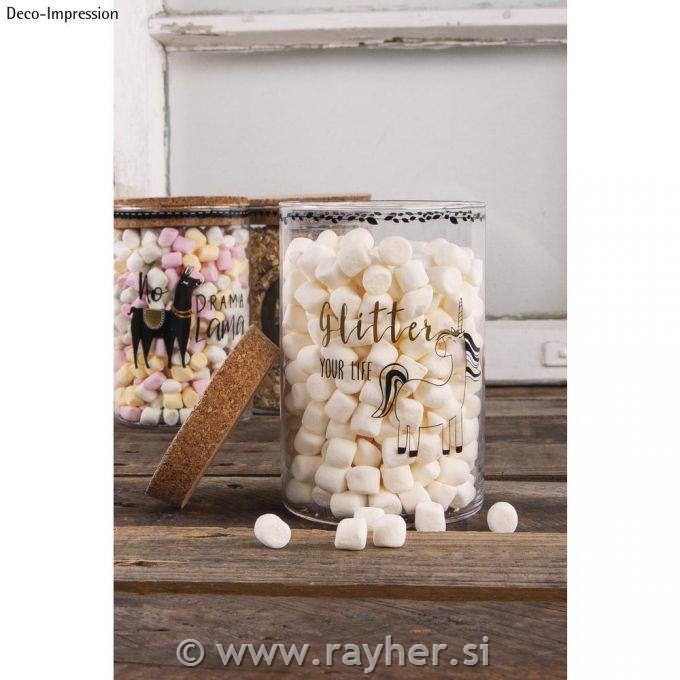 Nalepke peel-off "Samorog+Lama", 10x16cm, 2 lista