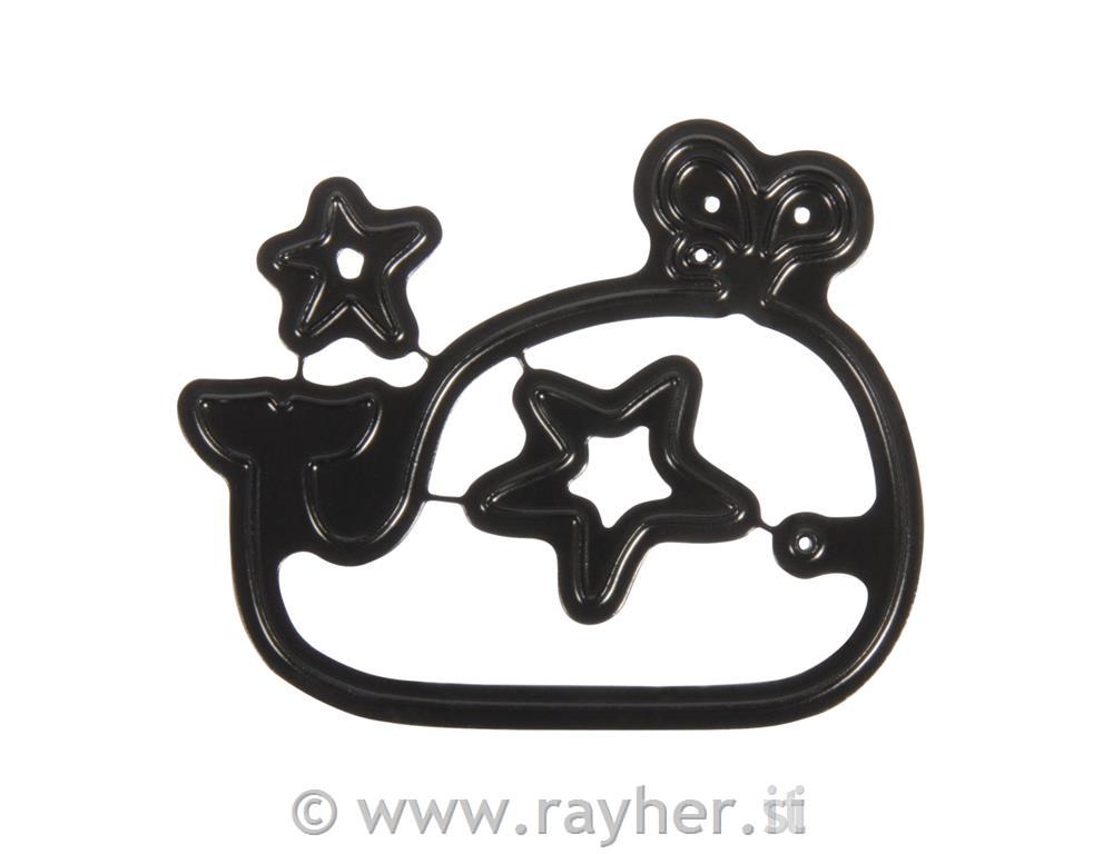 Rezalna šablona Tag kit 1,5x1,5-6,5x5,7 cm 3 kosi