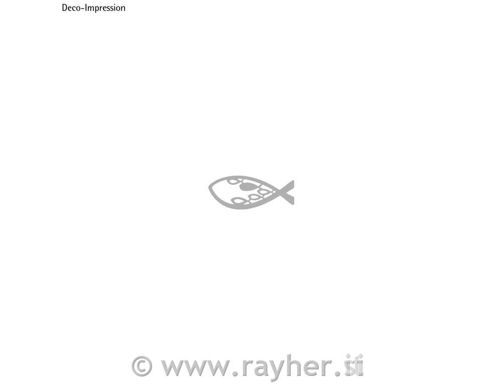 Rezalna šablona Rayher, Riba, 8x3.1cm