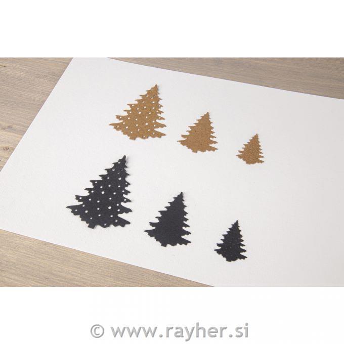 Cutting Die Christmas tree set 3