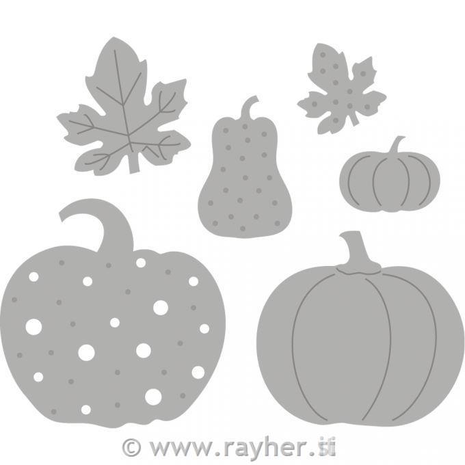 Rezalne šablone Buče 6 delna 1,4-3,7 cm x 1,8-3,7 cm