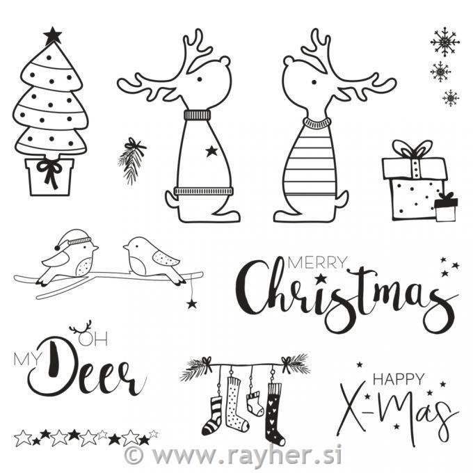 Štampiljke Prazniki 12 motivov