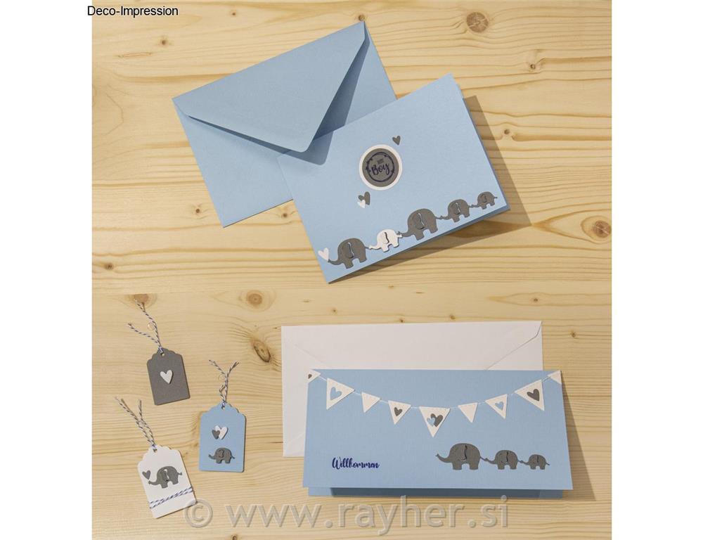 Rezalne šablone Rayher, Slonja družina