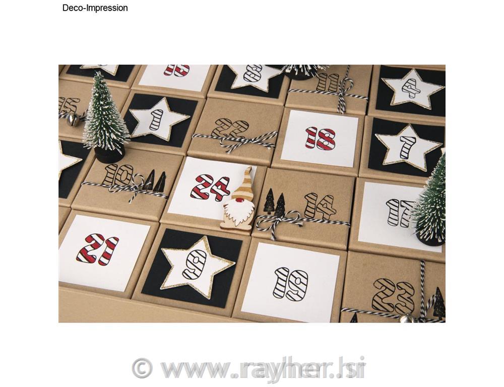Clear Stamps - Advent Calendar;nr. 1 - 24