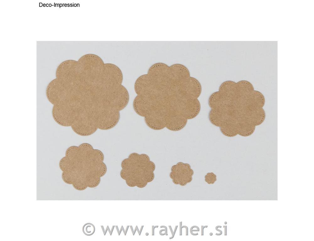 Rezalna šablona Cvet; 1.1-7.4cm, 7 delni