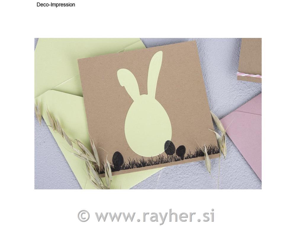 Rezalna šablona Velikonočni zajček, 4,2x8,6 cm