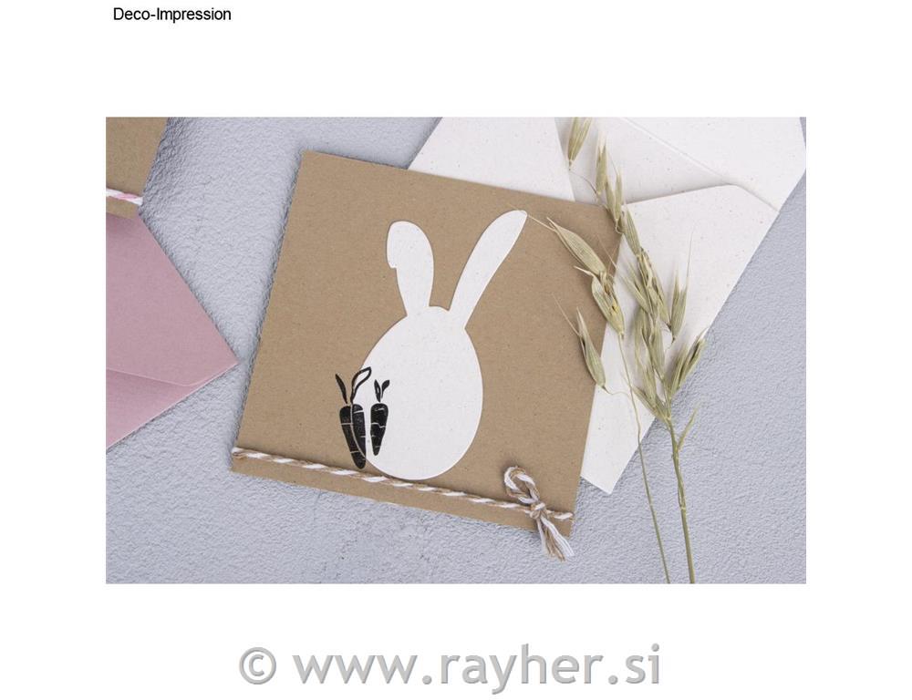 Rezalna šablona Velikonočni zajček, 4,2x8,6 cm