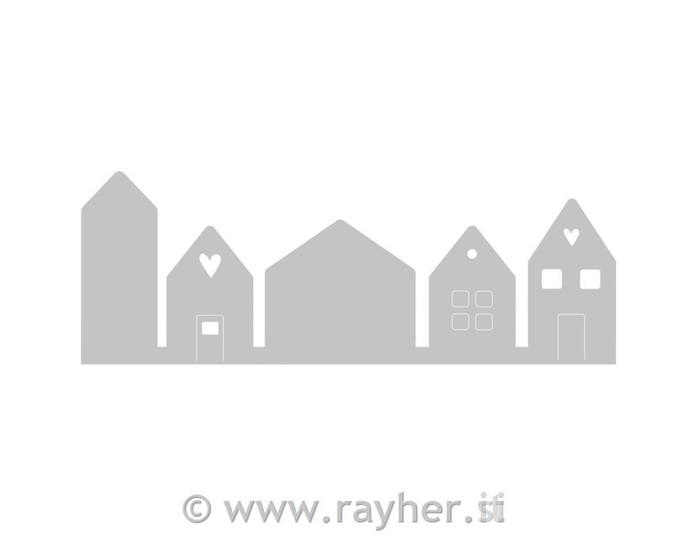 Punch template Rowhouse, 12.1x4.5cm