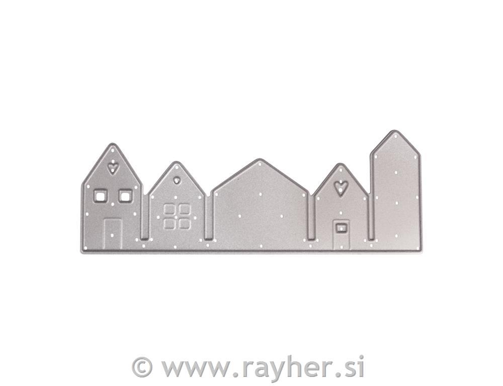 Punch template Rowhouse, 12.1x4.5cm