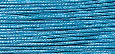 Vrvica bombažna, povoščena, turkizna, 1 mm, 20 m