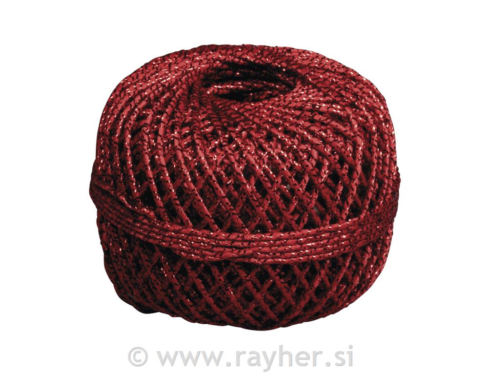 Vrvica, 1mm, rdeča, 20m