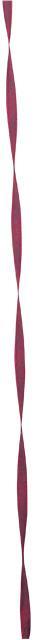 Organza ribbon, wine-red, 5 mm, roll 50