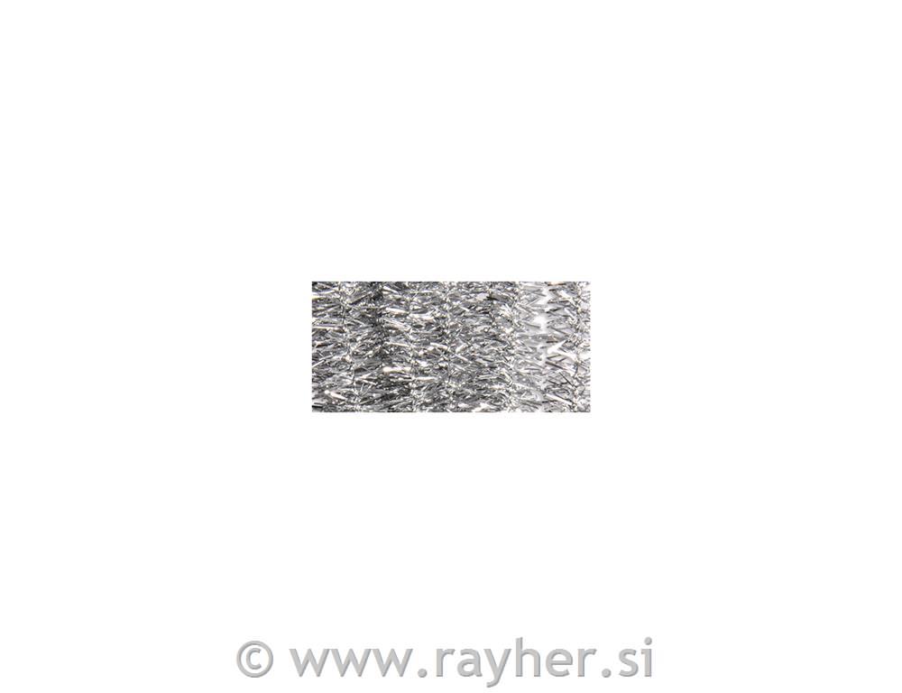 Kosmate žičke kovinske barve, 50cm, 9mm, srebrne, 10kom