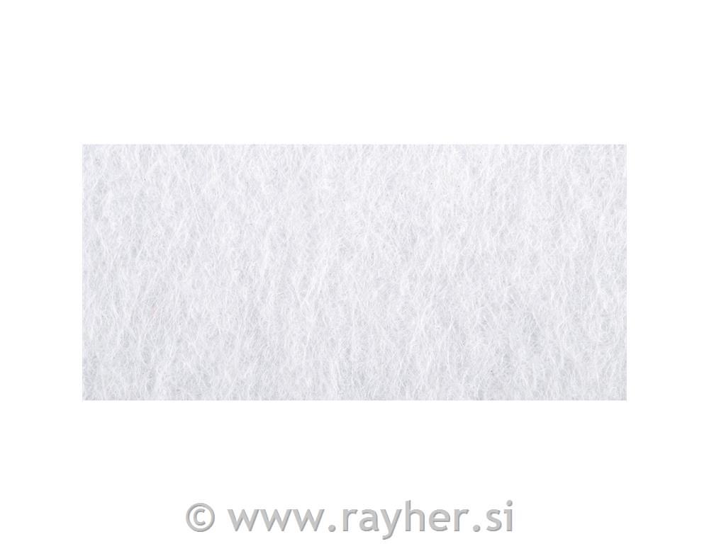 Filc A4, 0,8-1 mm, bel, 20x30 cm