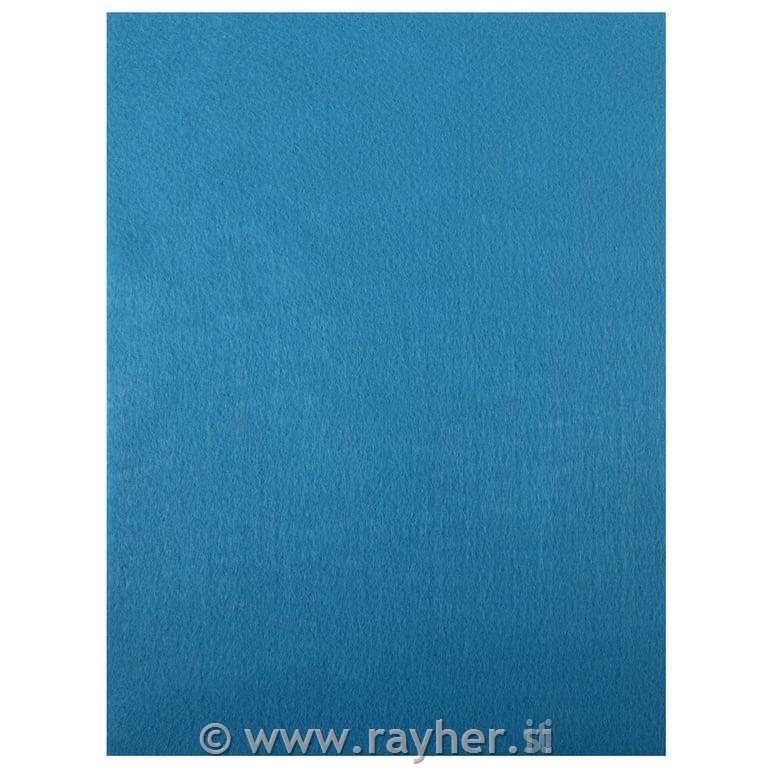 Filc A4, 0,8-1 mm, srednje moder, 20x30 cm, 1 kos