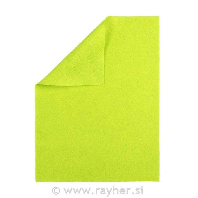 Felt cuts, 0,8-1 mm, light green, 20x30