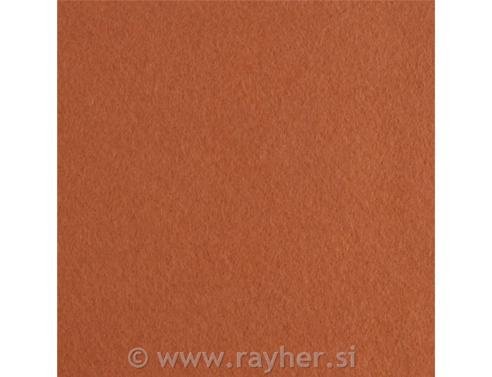 Filc A4, 0,8-1 mm, cimet rjava, 20x30 cm, 1 kos