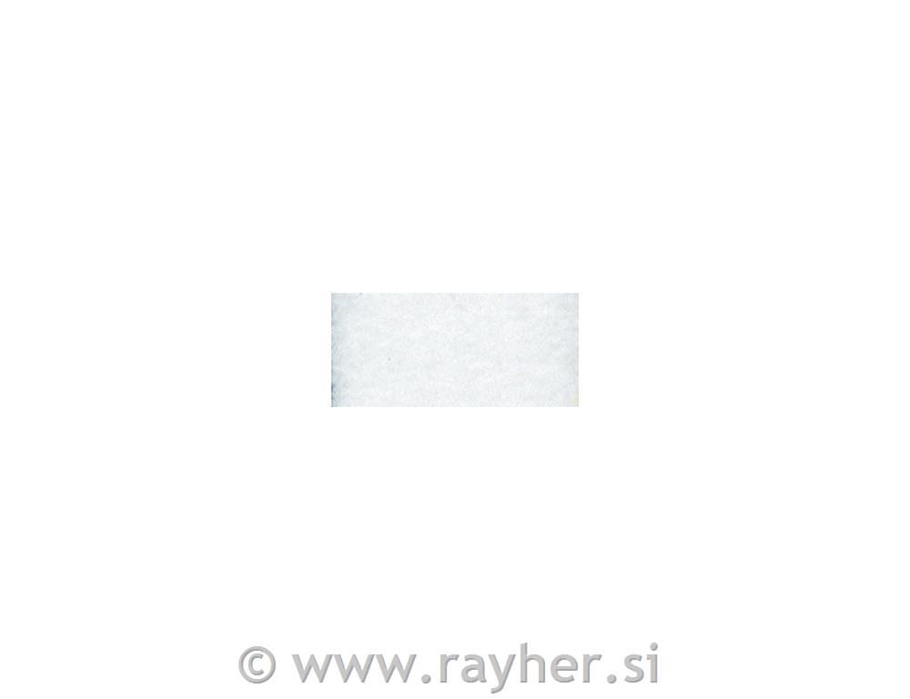 Filc v roli, 0,8-1 mm, bel, metraža