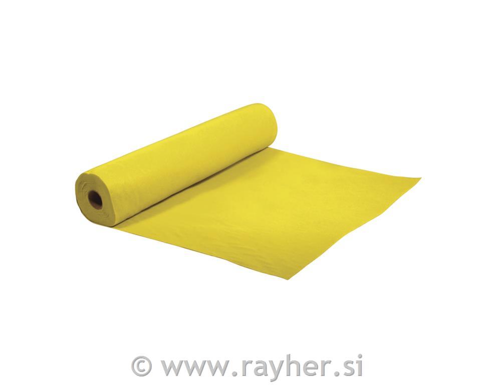 Felt yard ware500x45cm, rolled on core, 0.8-1mmlight yellow
